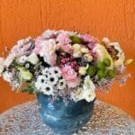 Seramik Vazoda Renk Bahçesi